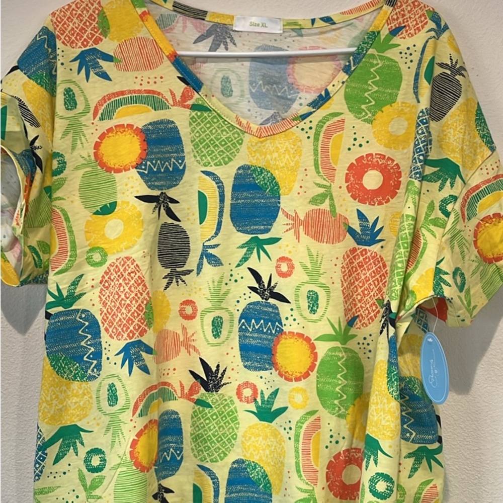 Tropical Fruit Pajama Set